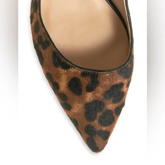 L'AGENCE 🆕 Luxury ‘Eloise II’ Leopard Print Calf Hair Pumps. Size 9.5. 🔥